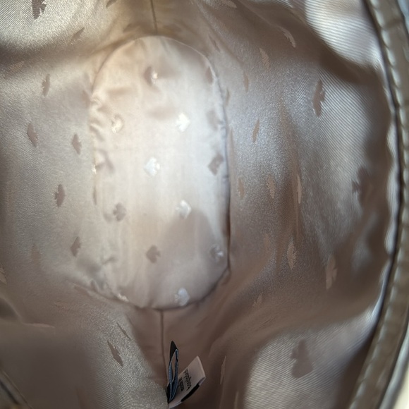 KATE SPADE AUDREY CREAM CROCODILE EMBOSSED MINI BUCKET BAG - Picture 8 of 11